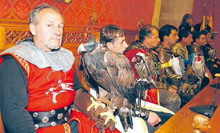 Un momento de la recepci�n en el Consell mallorqu�n