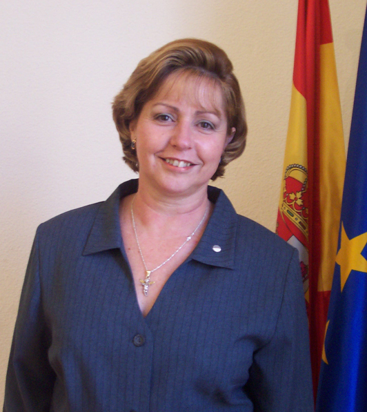 Eliane Gon�alvez Ubill�s, en una visita a Espana en febrero de 2004 con motivo del V Congreso Internacional de Protocolo