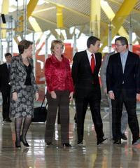 Las autoridades visitaron una parte de las instalaciones
