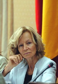 Elena Salgado, actual Ministra de Sanidad y Consumo