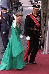El Rey Harald y su esposa la Reina Sonia