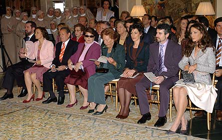 Los Ortiz-Rocasolano ocuparon el lado de la Ep�stola.