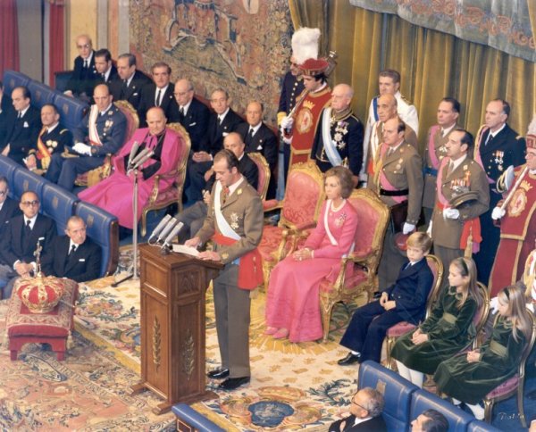 Primer discurso de Juan Carlos I tras ser proclamado Rey