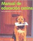 Portada del libro 'Manual de educaci�n canina'