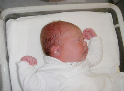 Primera imagen de la pequena Alexia Juliana, segunda hija de los Pr�ncipes de Holanda