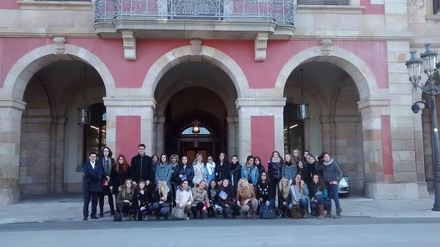 El Parlament de Catalunya recibe la visita de los alumnos de EIP Barcelona